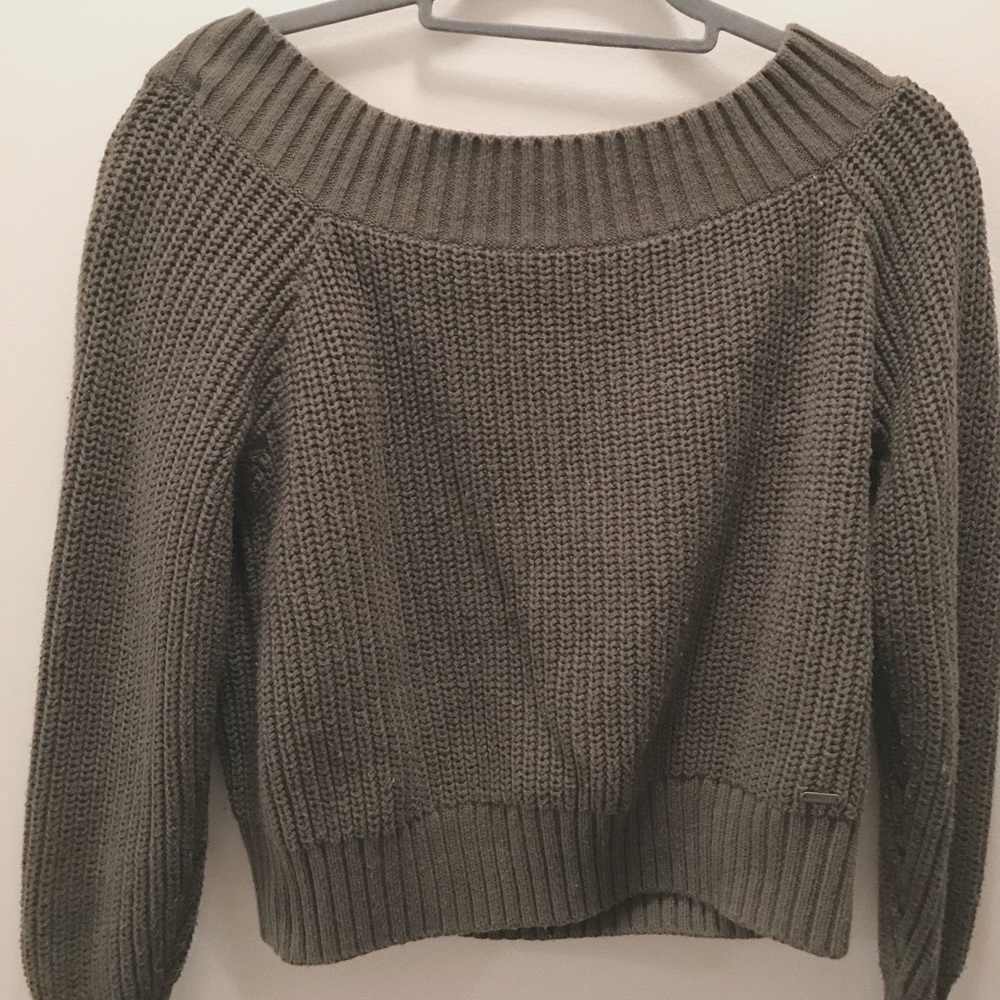 Off the shoulder sweater